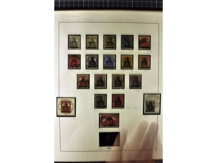 1920/56, sehr schöne gestempelte Sammlung mit vieln guten Werten dabei Mi.-Nr. 1IK, 3Ib, 5cIII, 10y, 14aI, 15K, 16, 18-31, 43