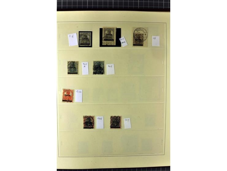 1920/56, sehr schöne gestempelte Sammlung mit vieln guten Werten dabei Mi.-Nr. 1IK, 3Ib, 5cIII, 10y, 14aI, 15K, 16, 18-31, 43