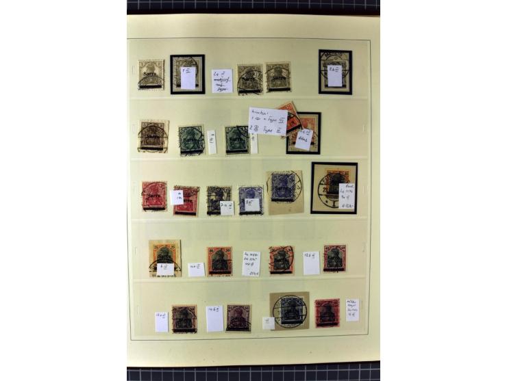 1920/56, sehr schöne gestempelte Sammlung mit vieln guten Werten dabei Mi.-Nr. 1IK, 3Ib, 5cIII, 10y, 14aI, 15K, 16, 18-31, 43