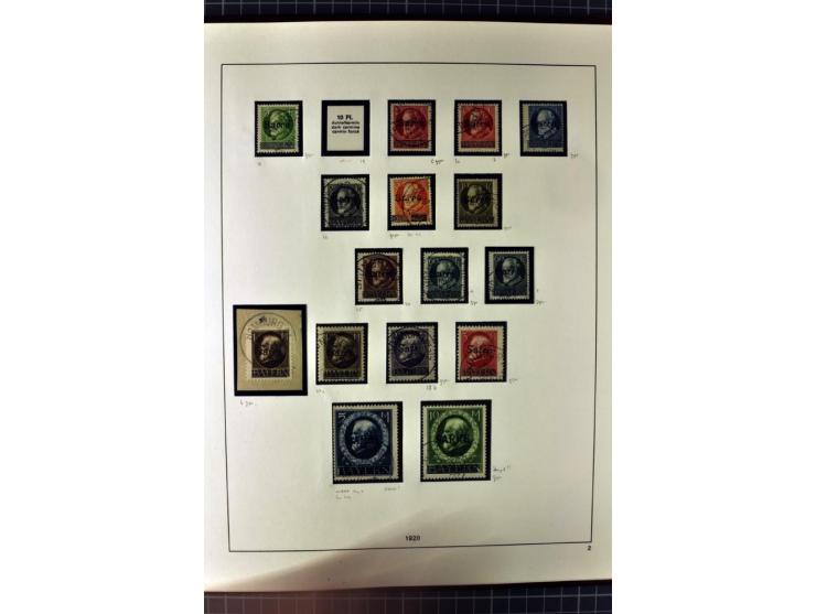 1920/56, sehr schöne gestempelte Sammlung mit vieln guten Werten dabei Mi.-Nr. 1IK, 3Ib, 5cIII, 10y, 14aI, 15K, 16, 18-31, 43