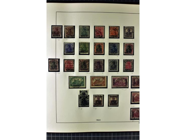 1920/56, sehr schöne gestempelte Sammlung mit vieln guten Werten dabei Mi.-Nr. 1IK, 3Ib, 5cIII, 10y, 14aI, 15K, 16, 18-31, 43