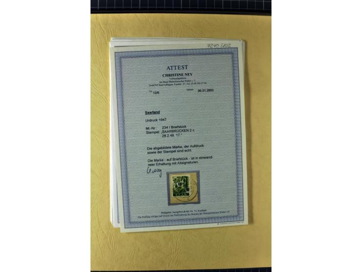 1920/56, sehr schöne gestempelte Sammlung mit vieln guten Werten dabei Mi.-Nr. 1IK, 3Ib, 5cIII, 10y, 14aI, 15K, 16, 18-31, 43