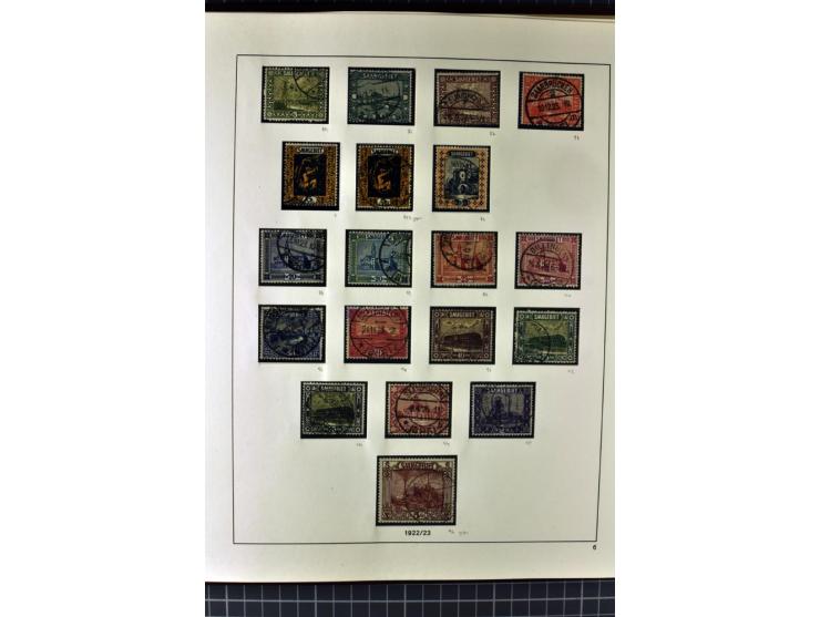 1920/56, sehr schöne gestempelte Sammlung mit vieln guten Werten dabei Mi.-Nr. 1IK, 3Ib, 5cIII, 10y, 14aI, 15K, 16, 18-31, 43