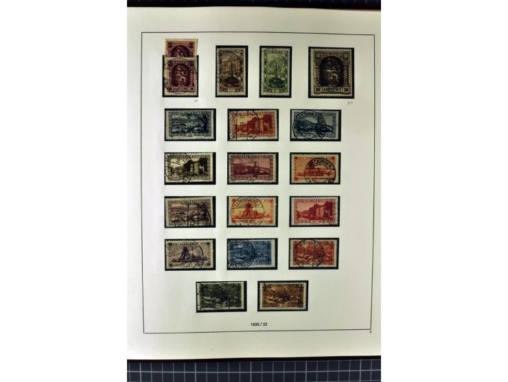 1920/56, sehr schöne gestempelte Sammlung mit vieln guten Werten dabei Mi.-Nr. 1IK, 3Ib, 5cIII, 10y, 14aI, 15K, 16, 18-31, 43