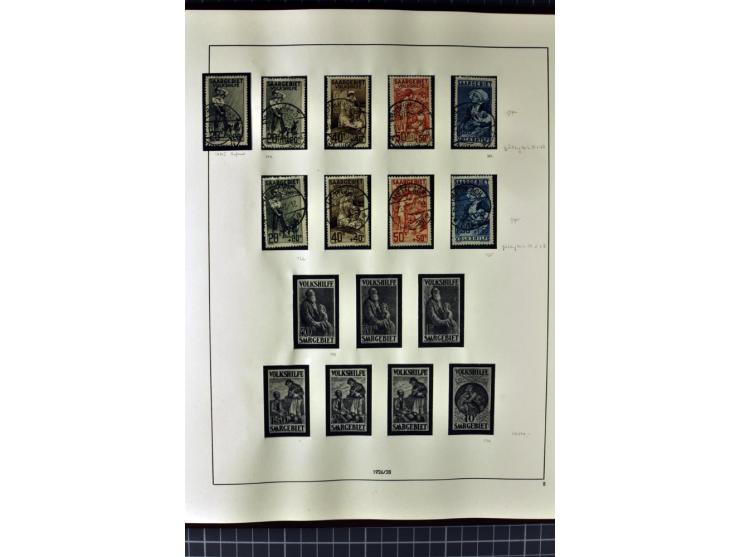 1920/56, sehr schöne gestempelte Sammlung mit vieln guten Werten dabei Mi.-Nr. 1IK, 3Ib, 5cIII, 10y, 14aI, 15K, 16, 18-31, 43