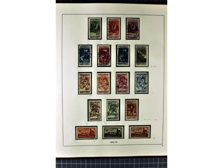 1920/56, sehr schöne gestempelte Sammlung mit vieln guten Werten dabei Mi.-Nr. 1IK, 3Ib, 5cIII, 10y, 14aI, 15K, 16, 18-31, 43