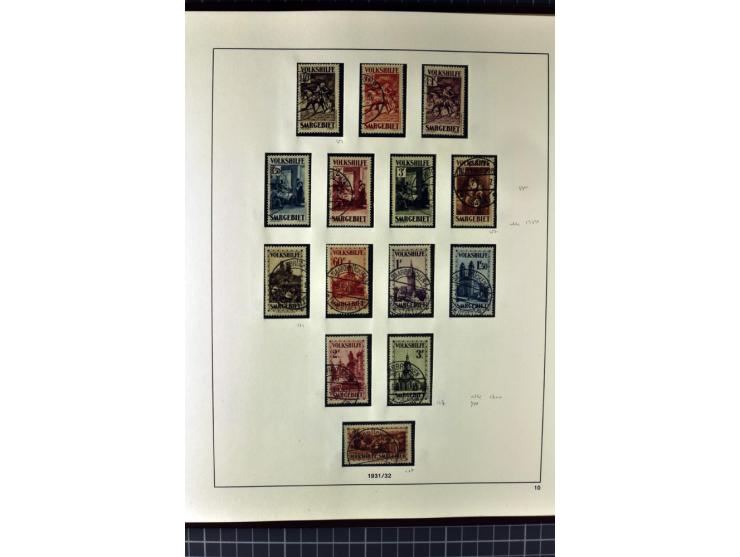 1920/56, sehr schöne gestempelte Sammlung mit vieln guten Werten dabei Mi.-Nr. 1IK, 3Ib, 5cIII, 10y, 14aI, 15K, 16, 18-31, 43