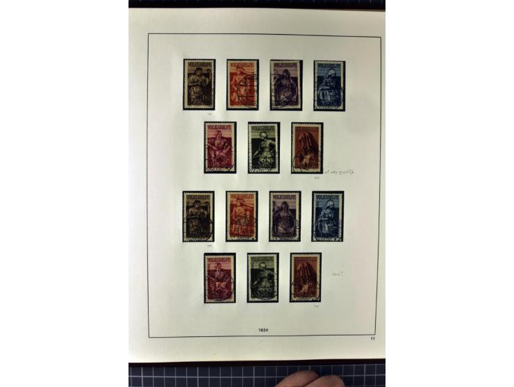 1920/56, sehr schöne gestempelte Sammlung mit vieln guten Werten dabei Mi.-Nr. 1IK, 3Ib, 5cIII, 10y, 14aI, 15K, 16, 18-31, 43