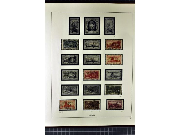 1920/56, sehr schöne gestempelte Sammlung mit vieln guten Werten dabei Mi.-Nr. 1IK, 3Ib, 5cIII, 10y, 14aI, 15K, 16, 18-31, 43