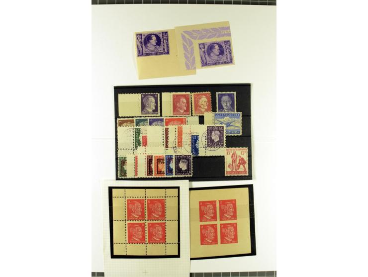1914/1943, Partie mit meist ungebrauchten/postfrischen Marken, dabei u.a. Mi.-Nr. 3-8 gestempelt, Mi.-Nr. 9-14 e kpl. ungebra