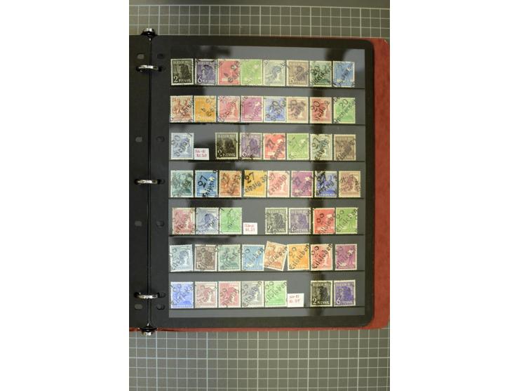 1945/2012, ungebrauchte/postfrische und gestempelte Sammlung Bund/Berlin und DDR sowie Zonen, dabei fast alle Anfangswerte so