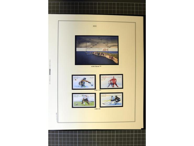 1945/2012, ungebrauchte/postfrische und gestempelte Sammlung Bund/Berlin und DDR sowie Zonen, dabei fast alle Anfangswerte so