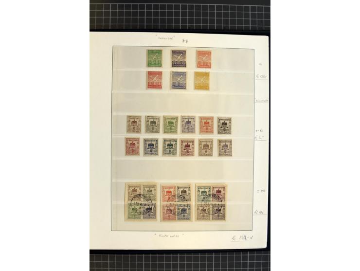 1945/1946, interessante, meist postfrische und ungebrauchte Sammlung mit vieln besseren und kpl. Ausgaben sowie einige Besond