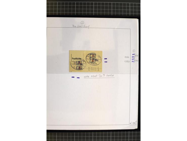 1945/1946, interessante, meist postfrische und ungebrauchte Sammlung mit vieln besseren und kpl. Ausgaben sowie einige Besond