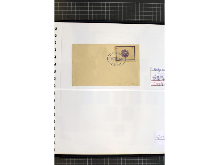 1945/1946, interessante, meist postfrische und ungebrauchte Sammlung mit vieln besseren und kpl. Ausgaben sowie einige Besond
