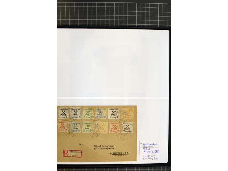 1945/1946, interessante, meist postfrische und ungebrauchte Sammlung mit vieln besseren und kpl. Ausgaben sowie einige Besond