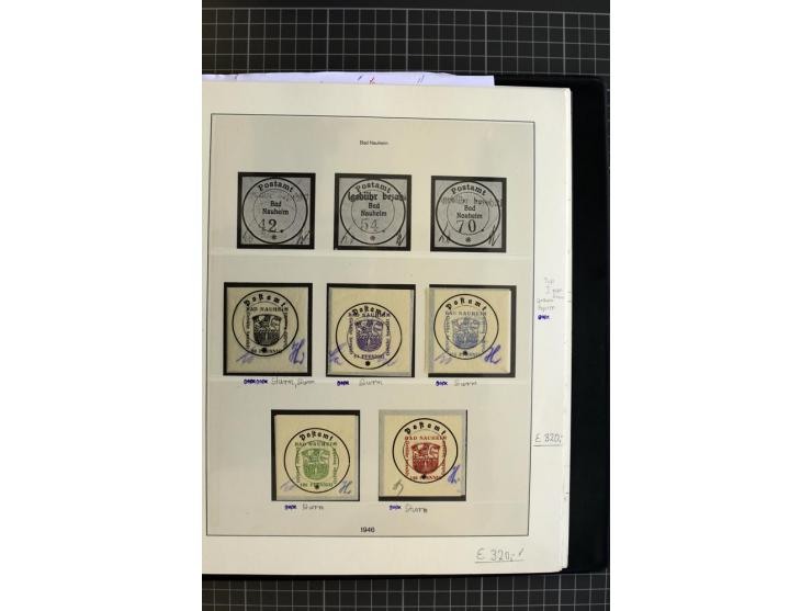 1945/1946, interessante, meist postfrische und ungebrauchte Sammlung mit vieln besseren und kpl. Ausgaben sowie einige Besond