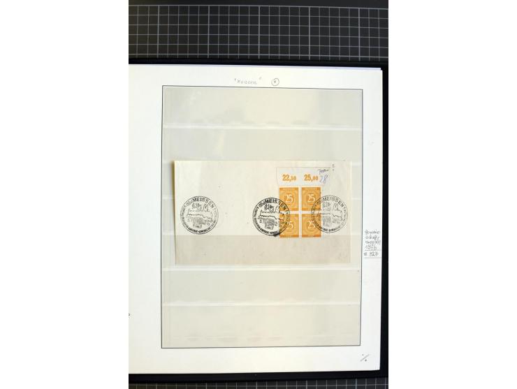 1945/1946, interessante, meist postfrische und ungebrauchte Sammlung mit vieln besseren und kpl. Ausgaben sowie einige Besond