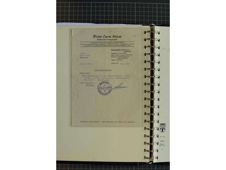1945/1946, interessante, meist postfrische und ungebrauchte Sammlung mit vieln besseren und kpl. Ausgaben sowie einige Besond