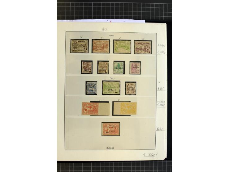 1945/1946, interessante, meist postfrische und ungebrauchte Sammlung mit vieln besseren und kpl. Ausgaben sowie einige Besond