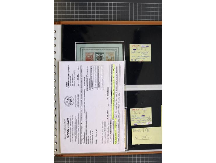 1945/1946, interessante, meist postfrische und ungebrauchte Sammlung mit vieln besseren und kpl. Ausgaben sowie einige Besond