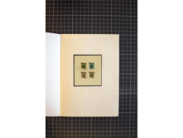 1946/1949, in den Hauptnummern überkomplette, gestempelte Sammlung auf Vordruckblättern, dabei sind alle Blockausgaben doppel