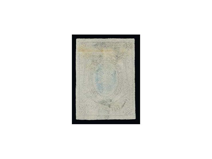  1857, 10 k. with the rare plate variety 'dot between "10" and "kop"', good to wide margins, used with double line "ARCHANGEL