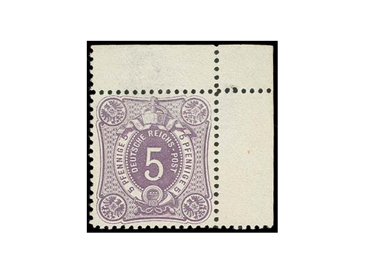 dito, in violett, zweiseitig mit Blockrändern, u.a. sign. Ludin BPP