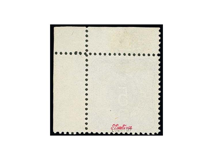 dito, in violett, zweiseitig mit Blockrändern, u.a. sign. Ludin BPP