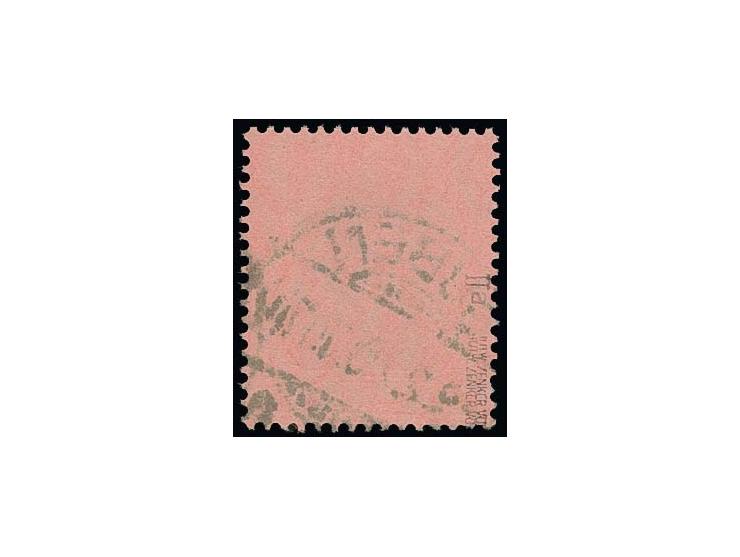80 Pfg. karminrot/rotschwarz auf hellrosa, sauber gestempelt, Kabinett, sign. Zenker und Fotoattest Jäschke-L. BPP, ex Herb M