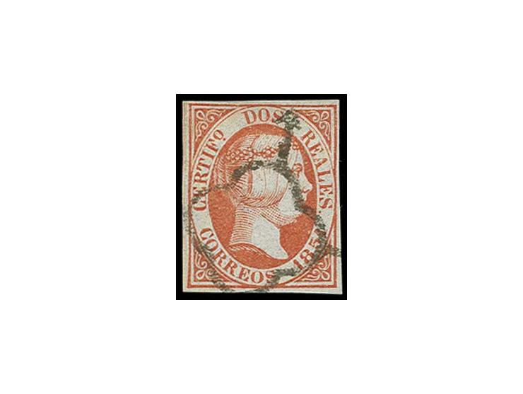 Sperati: 2 r. orange red, Type A, used, with BPA backstamp, very fine