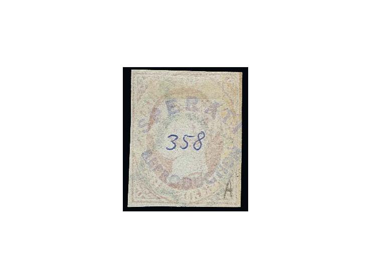 Sperati: 2 r. orange red, Type A, used, with BPA backstamp, very fine