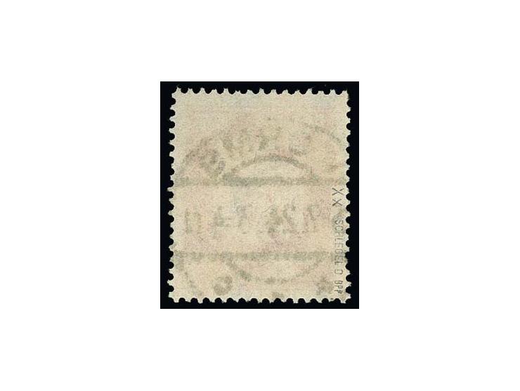 Reichsadler 10 Pfg. rot auf Faserpapier, sehr sauber gestempelt, Pracht, sign. D.Schlegel BPP