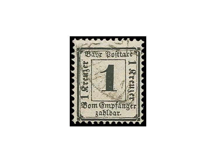 1870, 1 Kr. schwarz mit Wz. X, zart gestempelt , Kabinett, sign. Pfenninger und Brettl BPP (Mi. 1.000,-)