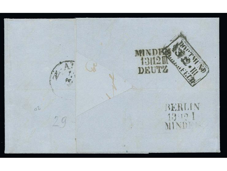 3 Sgr. orangerot, farbfrisch und allseits breite Ränder mit klarem Halbkreisstempel "BRAUNSCHWEIG 13/12" und nebengesetztem S