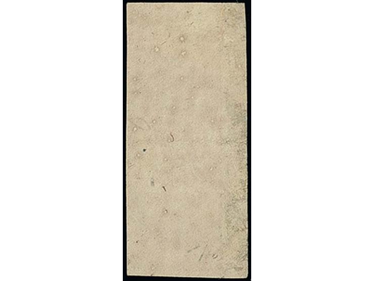 1863, 3 Pfg. grün, senkrechtes Paar, meist gut gerandet mit blauem DKr. "HAMBURG" entwertet, verschiedene Mängel behoben, ein