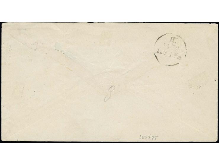 "K. PR. FELD-POST-EXPED. z DISP. D. GEN. GOUV. IM ELSASS 12/12", klar und vollständig auf Feldpostbrief nach Berlin, Absender