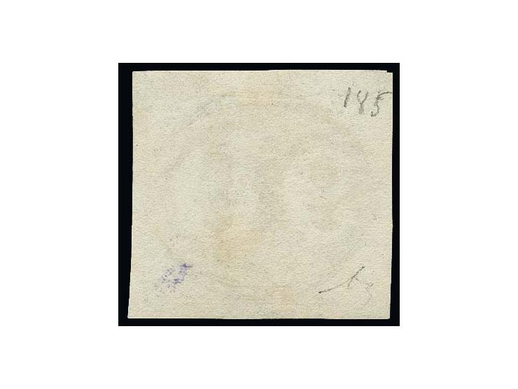 90 r. black, fine impression, large even margins, unused without gum, very fine and fresh, a very rare stamp in this conditio