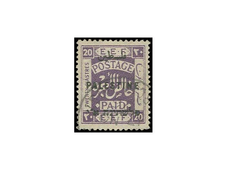 1922, 20 p. bright violet, perf. 14, 25 mm high varity, used, fine (Bale 84)