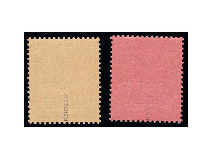 1901/04, Reichspost 3-80 Pfg. mit Aufdruck "Specimen", 9 Werte, postfrisch, Kabinett, sign. Dr. Steuer BPP (Mi. 3600,-)