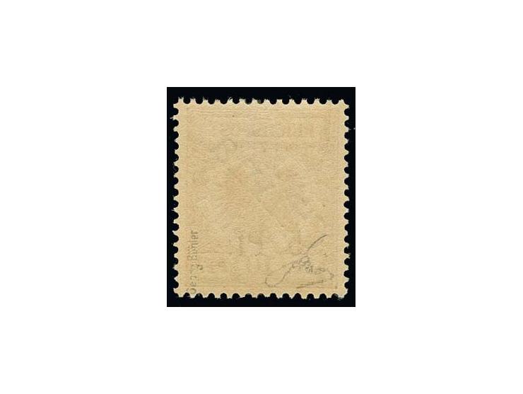 1900, 2. Tsingtau-Aushilfsausgabe 5 Pf. auf 10 Pfg., postfrisch in tadelloser Erhaltung, sign. Friedl und Georg Bühler, Fotoa