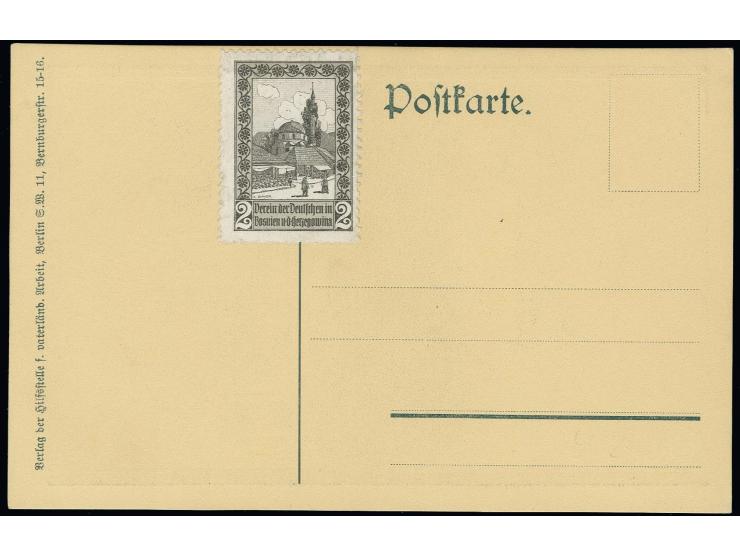 1914, "DEUTSCH-ENGLISCHE LUFTSCHIFFEXPEDITION ZUR ERFORSCHUNG VON NEU-GUINEA", seltene Ansichtskarte, ungebraucht, die Expedi