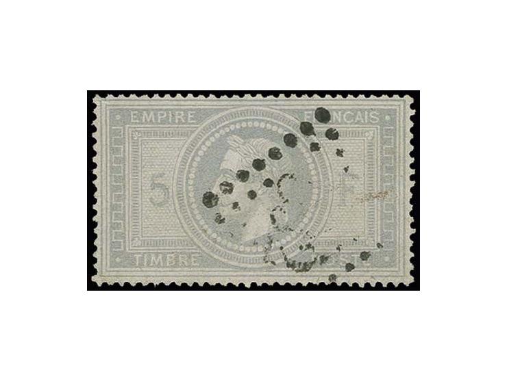 5 fr. grey-blue, used, very fine, Goebel BPP certificate (Mi. 1.000,-)
