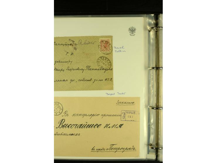 1912 / 1917 The remarkable assembly of Numbering Machine (Numerator Stempel) Registration cachets, with 50 covers including R