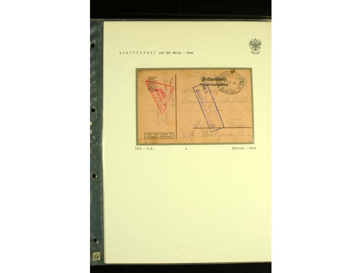 1892 / 1918 SHIP MAIL. An extensive collection of 38  covers and cards with varied ship cancellations of the Volga and Volga-