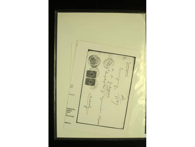 1885 BREITFUSS CORRESPONDENCE Registered cover, worn and with adhesion to original wax seals on reverse, utilising an 1848 St