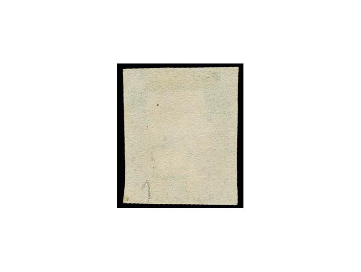 2d. plate 1, EK, with prominent variety «Double Letter K», small to large margins all round, neatly tied by black MC, fine (S