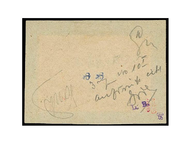 1914, wide setting 1 m., tied by cds. "LOME 29.9.19" to piece, very fine, certificate BPA, ex Sammlung Rosenhaus