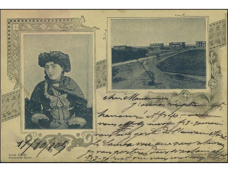 1904, picture postcard 5 ch., 11 different cards (one with same picture, but different colours) all used, some with small fau