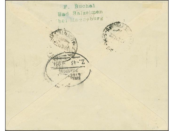 FRANZ.SOMALILAND: 1934, 12. Südamerkafahrt (Weihnachtsfahrt), R-Brief von "DJUBOUTI 24.NOV.34" über Stuttgart mit Sonderbestä